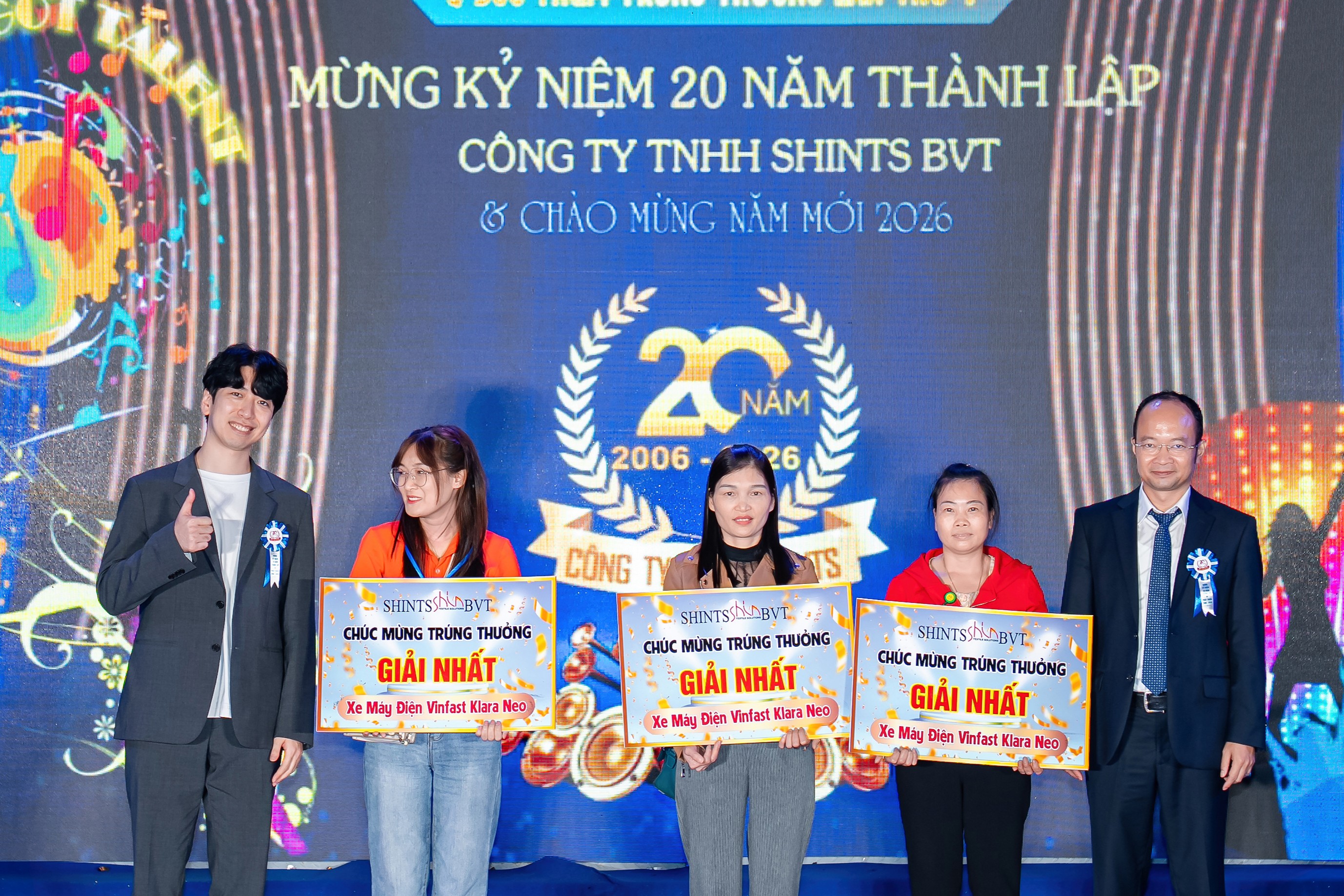 SHINTS company celebration ceremony